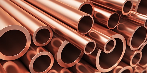 copper pipes