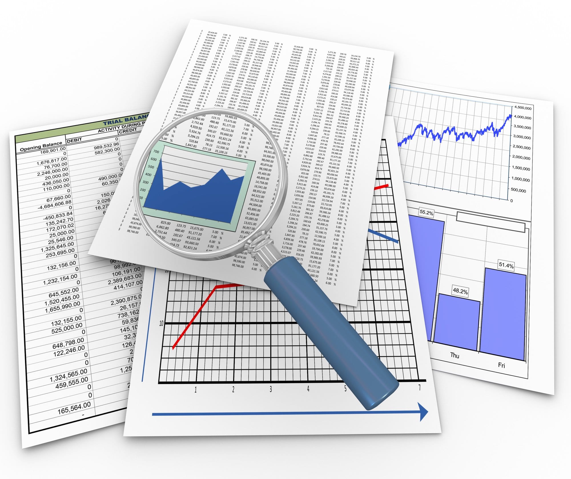 Magnifying glass and reports Depositphotos_9520557_l-2015